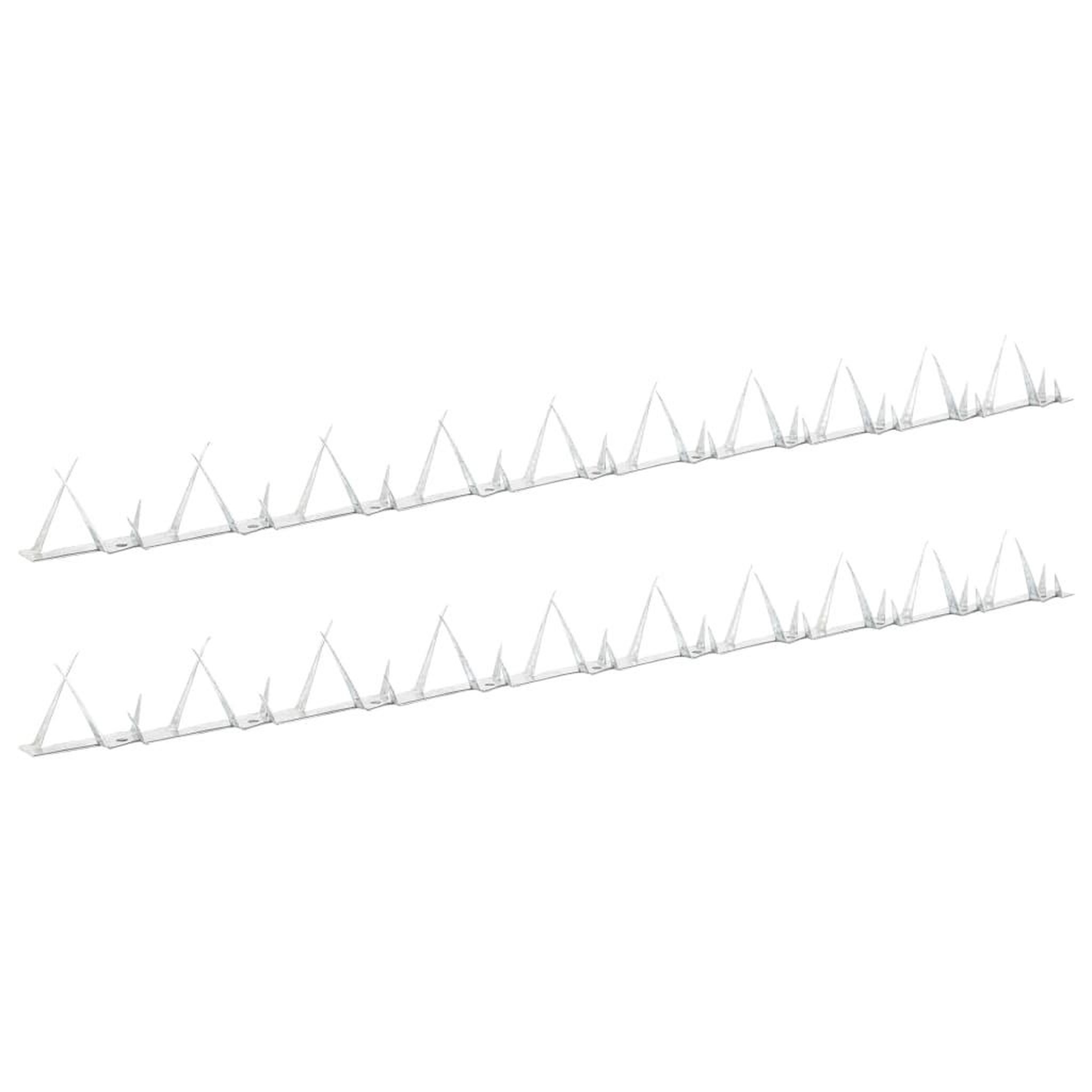 Voir la diapositive 2 : VIDAXL Piquets muraux 2 pcs Acier 1 m
