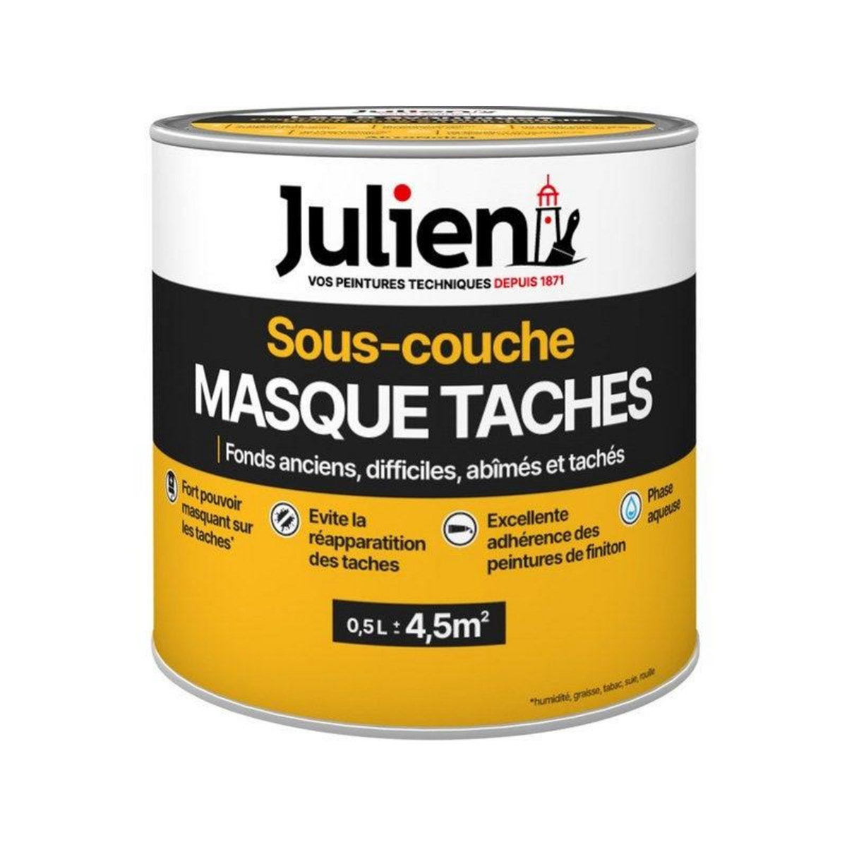 Julien Sous-couche Masque taches Julien, 0.5 L