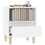 Voir la diapositive 5 : VIDAXL Tables de chevet 2 pcs Blanc 40x35x50 cm