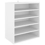 Voir la diapositive 2 : VIDAXL Armoire a chaussures Blanc 60x35x70 cm Bois d'ingenierie