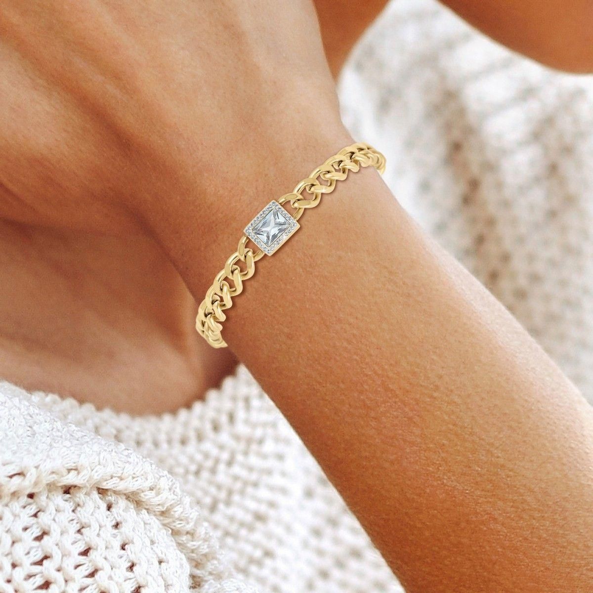 SC BOHEME Bracelet SC Bohème orné de Cristaux scintillants