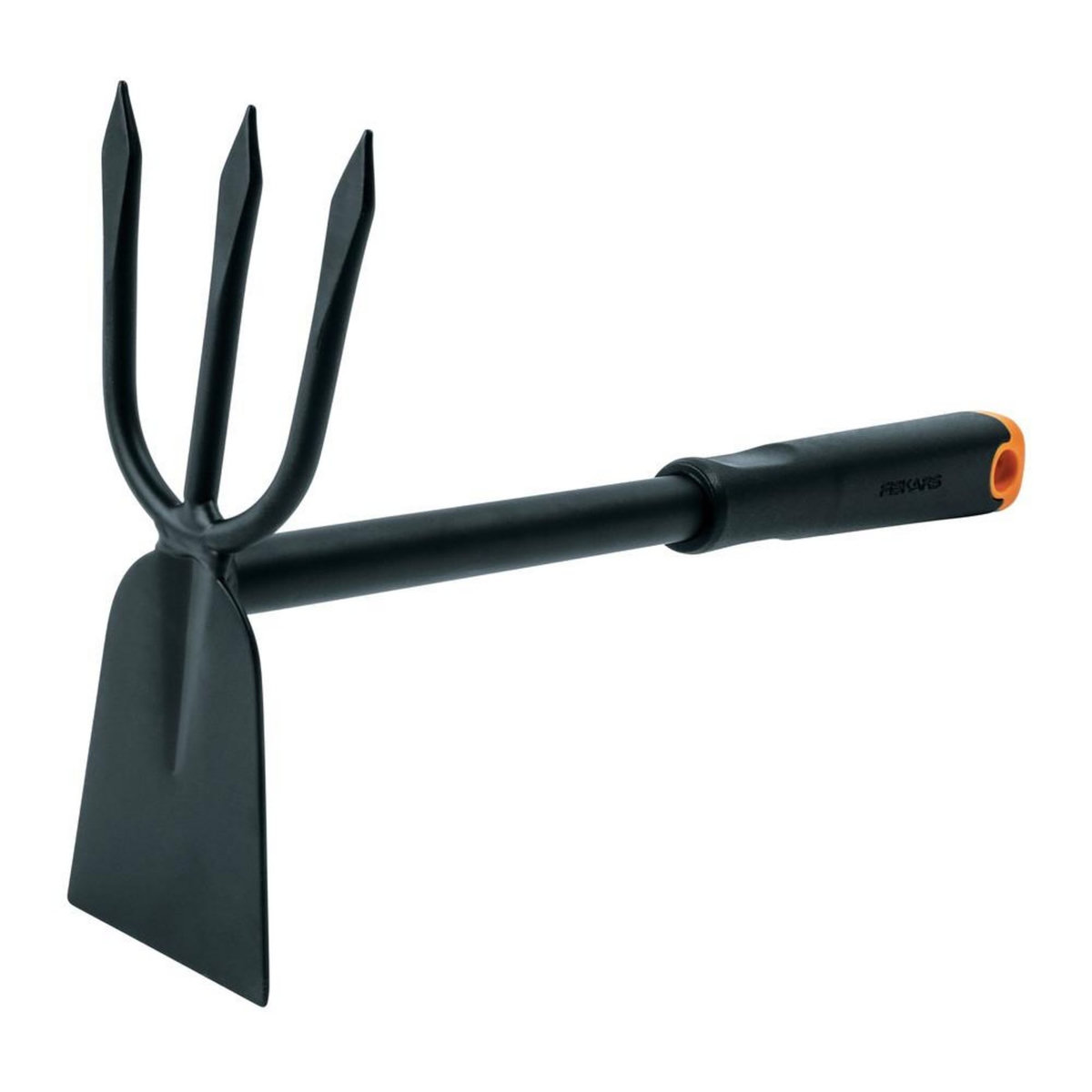 Fiskars Serfouette Ergonomic - Tête acier - casser les mottes de terre, cultiver et désherber