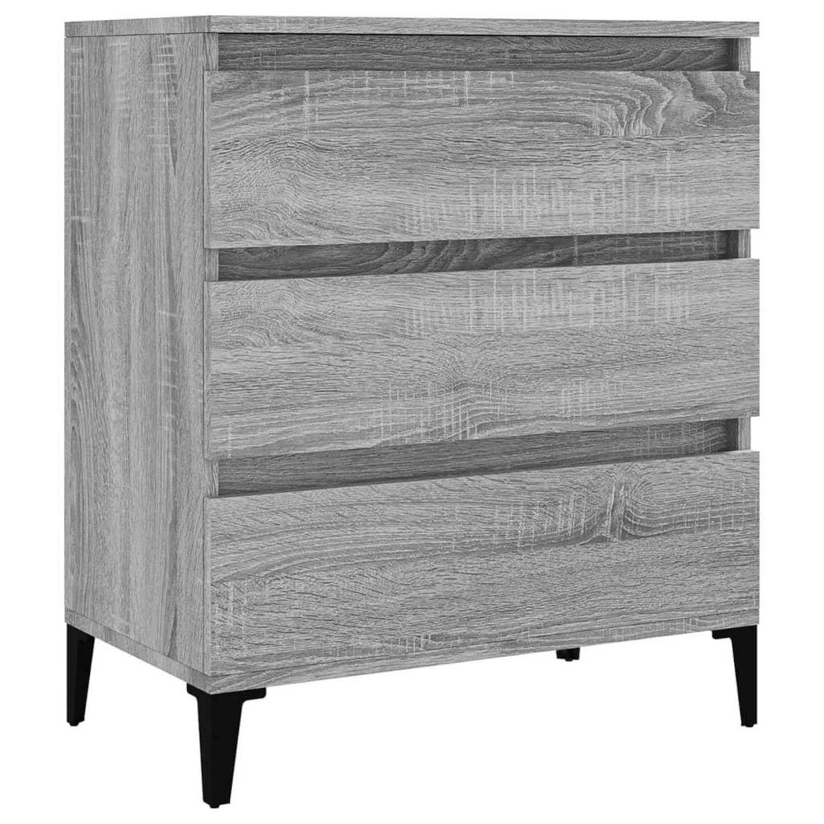 VIDAXL Buffet Sonoma gris 60x35x70 cm Bois d'ingenierie