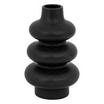 ATMOSPHERA Vase Design en Dolomite  Clothilde  25cm Noir