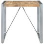 Voir la diapositive 2 : VIDAXL Table a manger 80x80x75 cm bois de manguier brut