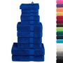 Voir la diapositive 2 : VIDAXL Ensemble de serviettes de qualité supérieure SOLUND 12 pcs bleu