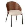 Voir la diapositive 1 : Paris Prix Chaise Design  Lone  74cm Marron & Beige