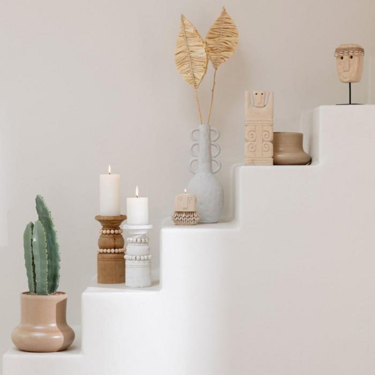 Paris Prix Statuette Masque Coquillage  Julien  19cm Naturel