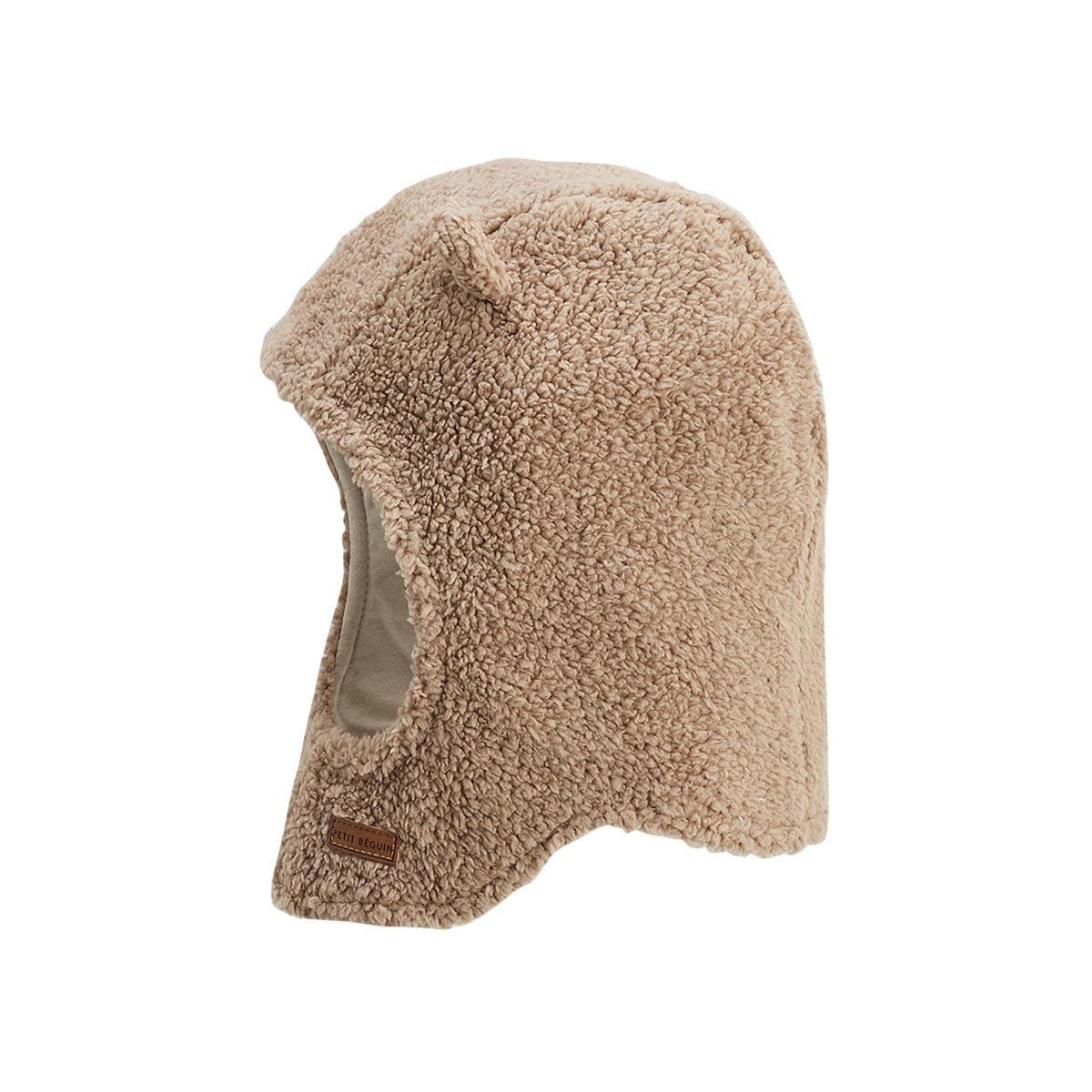 Petit Béguin Cagoule bébé en sherpa Charly