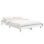 Voir la diapositive 3 : VIDAXL Cadre de lit sans matelas blanc 120x190 cm bois d'ingenierie