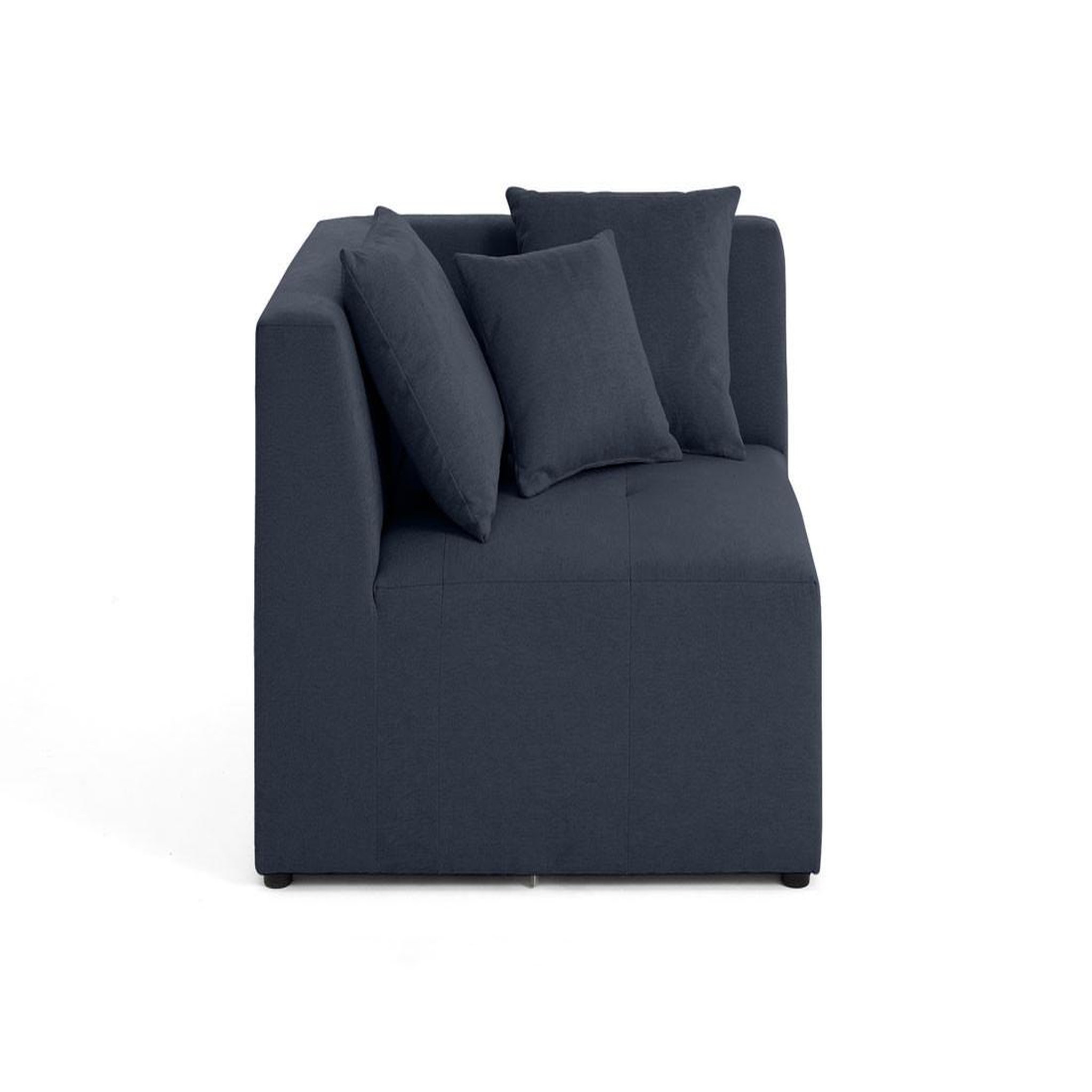 Voir la diapositive 1 : BEST MOBILIER Amalfi - module d'angle réversible - en tissu