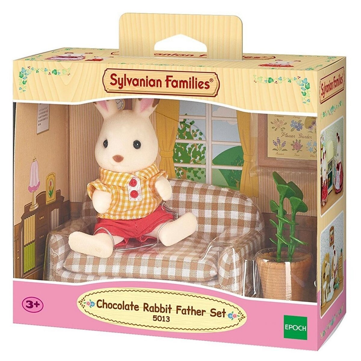 Sylvanian families 5013 - Papa lapin Chocolat salon - Sylvanian Families