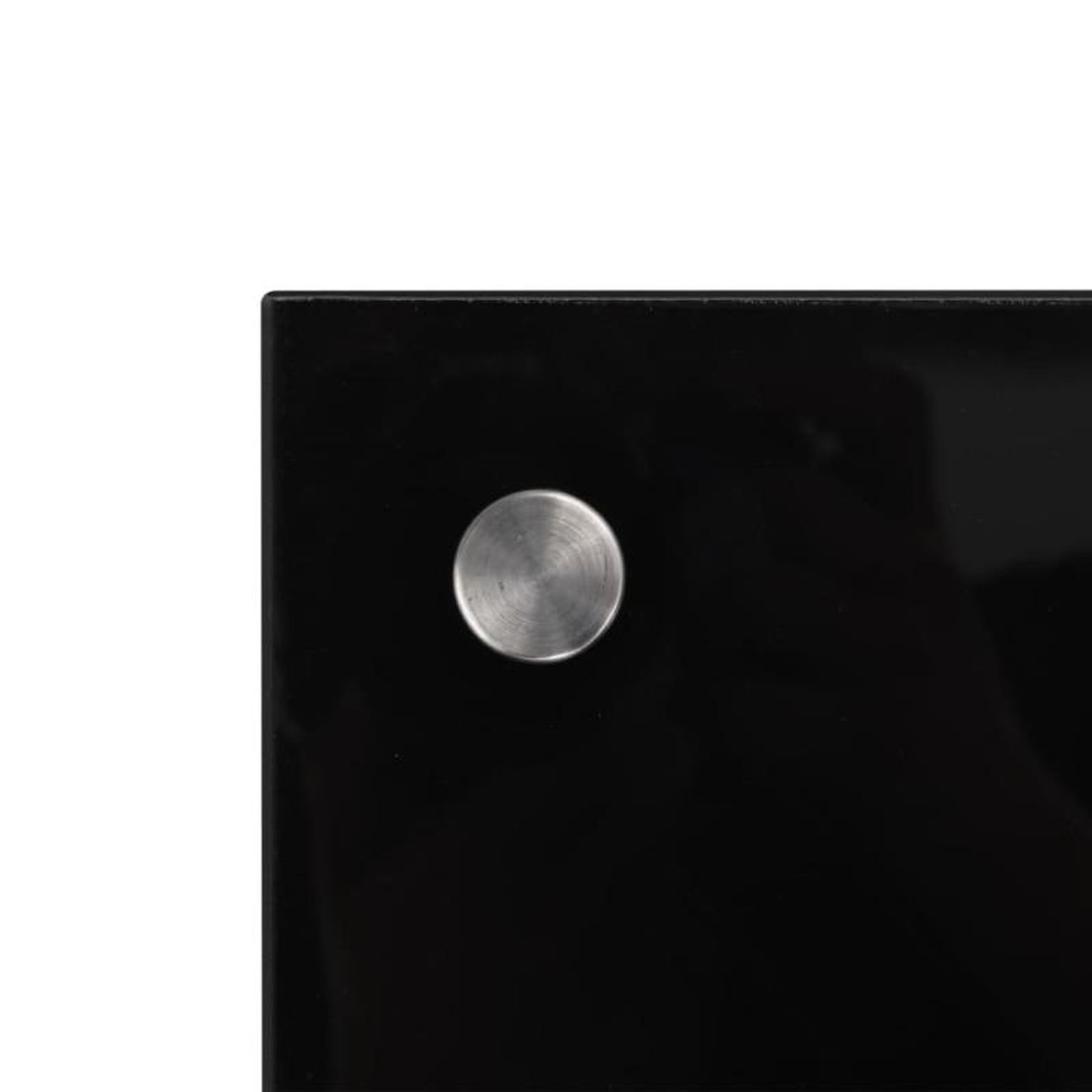 Voir la diapositive 5 : VIDAXL Dosserets de cuisine 2 pcs noir 80x50 cm verre trempé