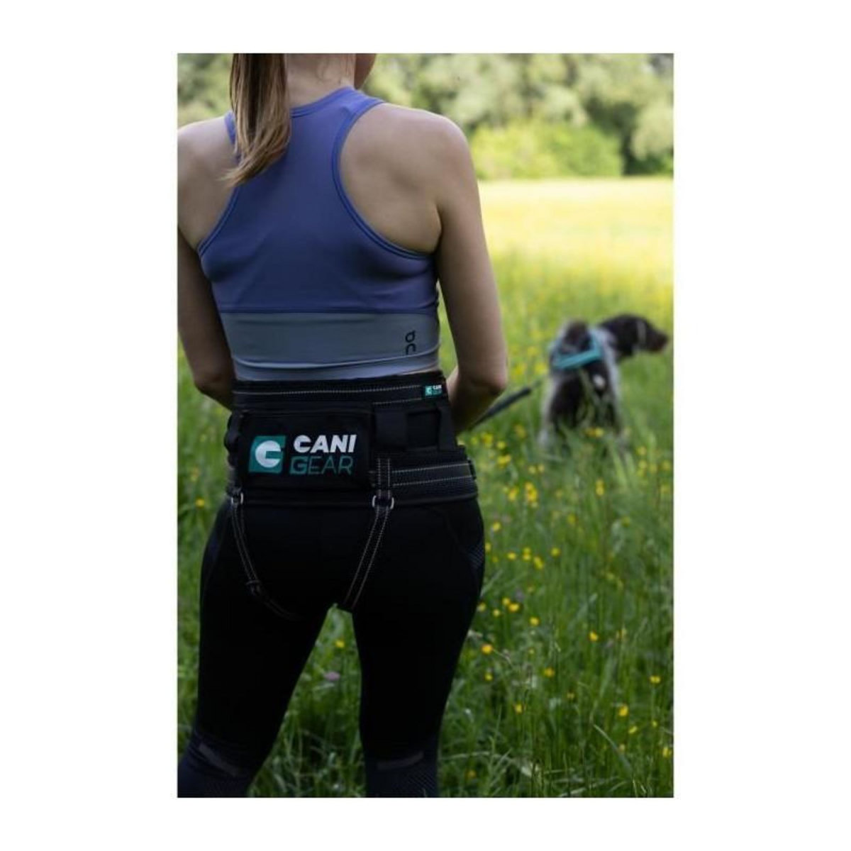 Baudrier - OLYMPIA - Ergonomique - Réduit tensions lombaires - Noir