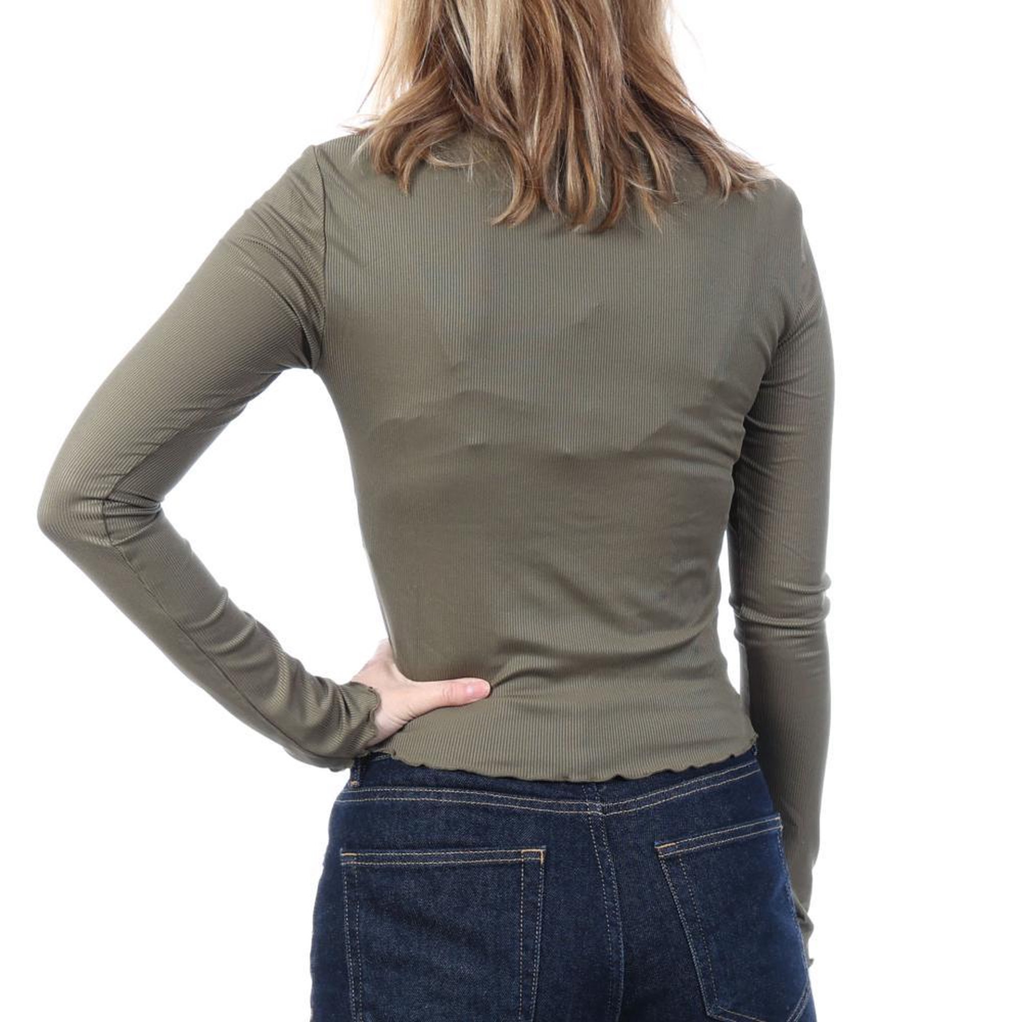 Voir la diapositive 2 : Vero Moda T-shirt Kaki Femme Vero Moda Sofia