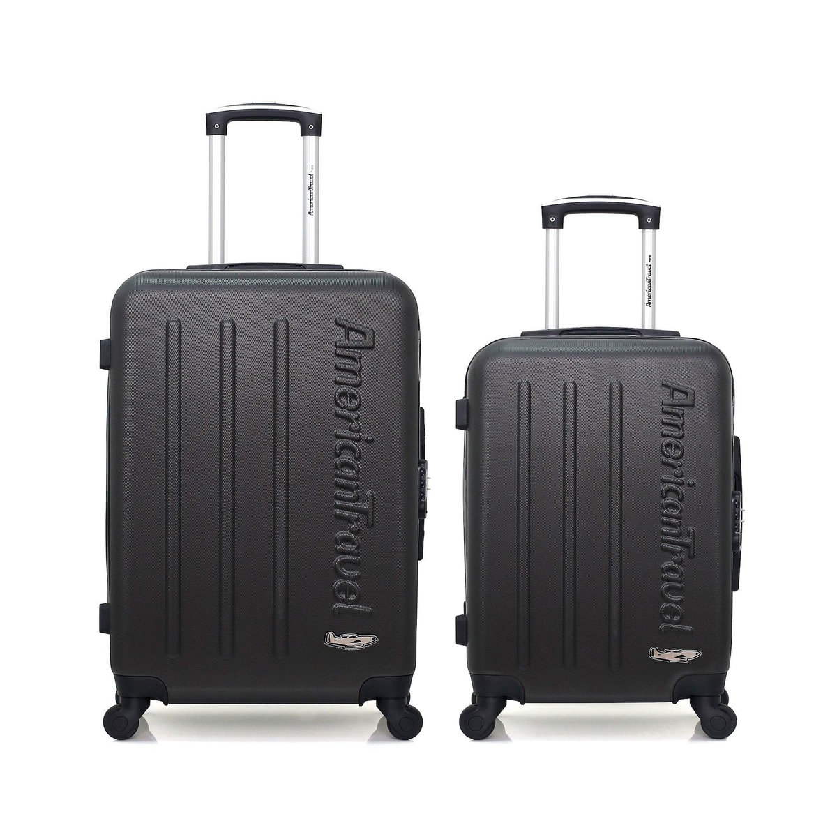 AMERICAN TRAVEL AMERICAN TRAVEL  -  LOT DE 2  -  VALISE WEEKEND ET VALISE CABINE BRONX