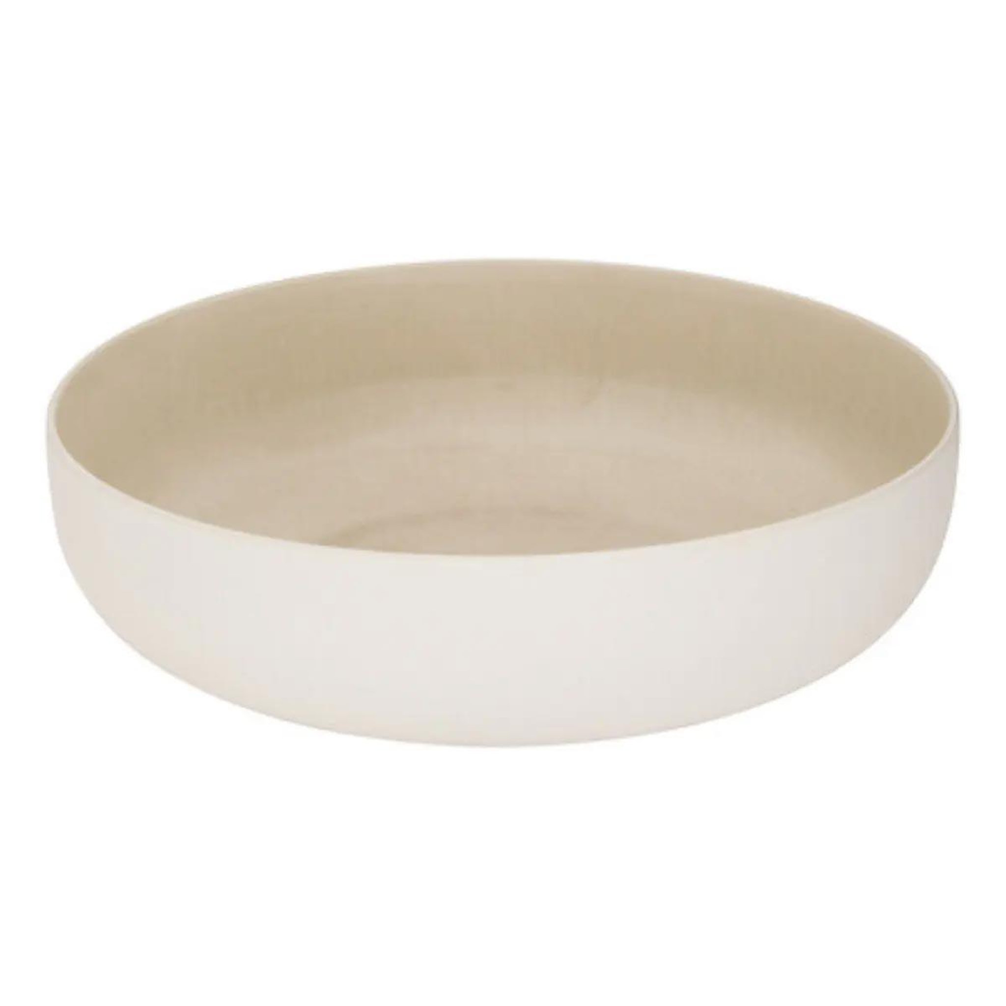 SECRET DE GOURMET Saladier en céramique  chiara  27cm beige