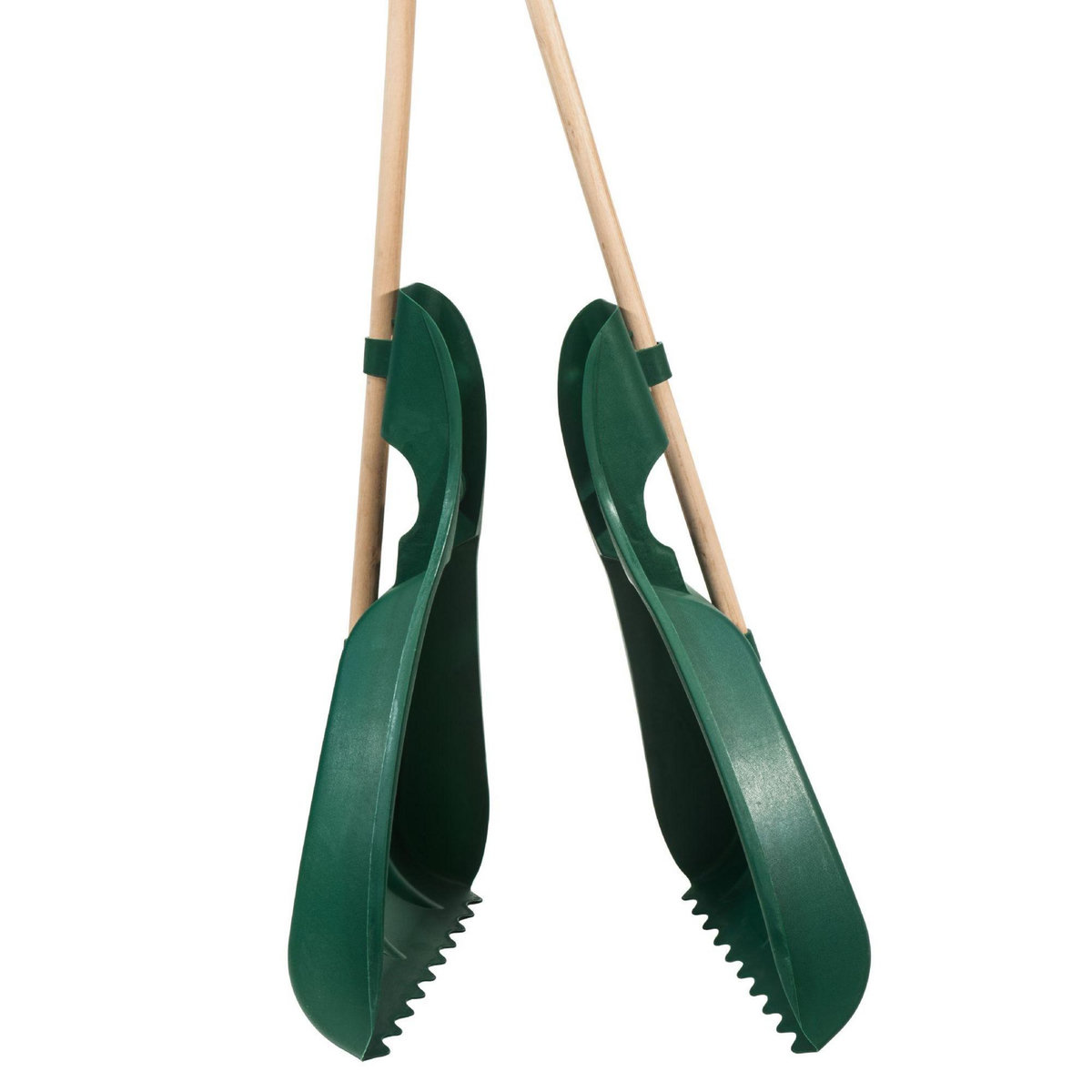 WERKAPRO Lot de deux ramasses feuilles à main avec poignées WERKA PRO