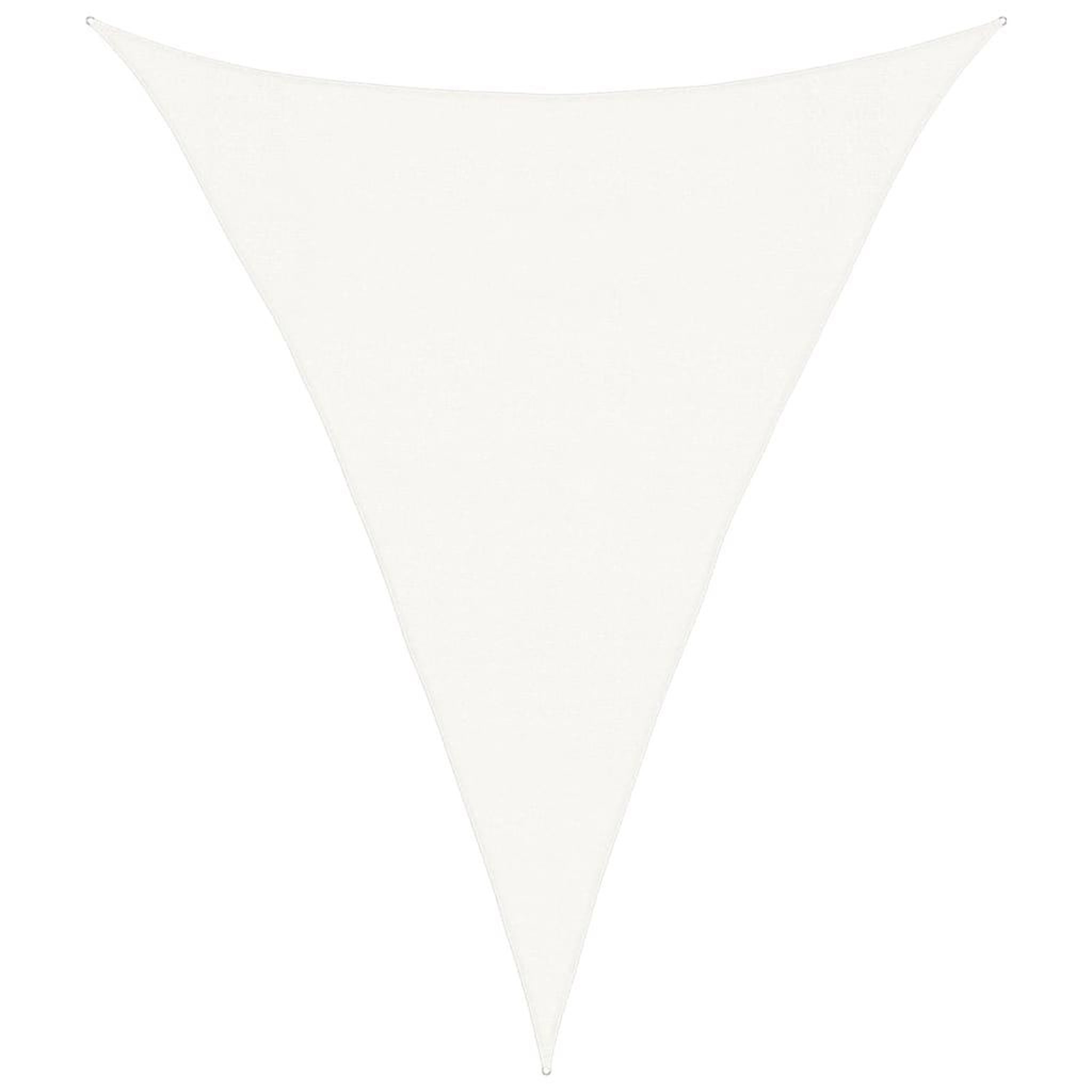 Voir la diapositive 2 : VIDAXL Voile d'ombrage 160 g/m^2 Blanc 3x4x4 m PEHD