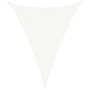 Voir la diapositive 2 : VIDAXL Voile d'ombrage 160 g/m^2 Blanc 3x4x4 m PEHD