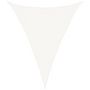 Voir la diapositive 2 : VIDAXL Voile d'ombrage 160 g/m^2 Blanc 3x4x4 m PEHD