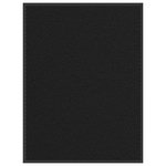 VIDAXL Paillasson noir 90x120 cm