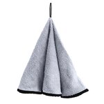 SOLEIL D'OCRE Torchon rond en coton EPONGE blanc, par Soleil d'ocre