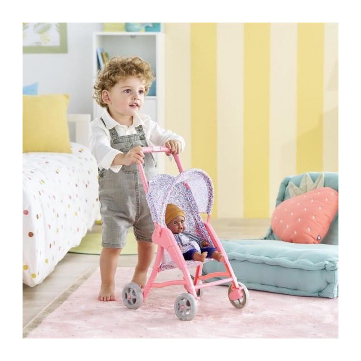 Corolle Poussette Florale pour poupon 30 cm