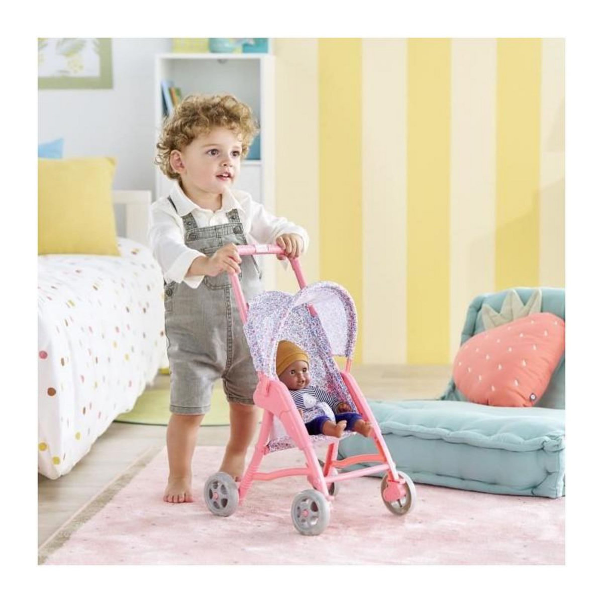 Corolle Poussette Florale pour poupon 30 cm