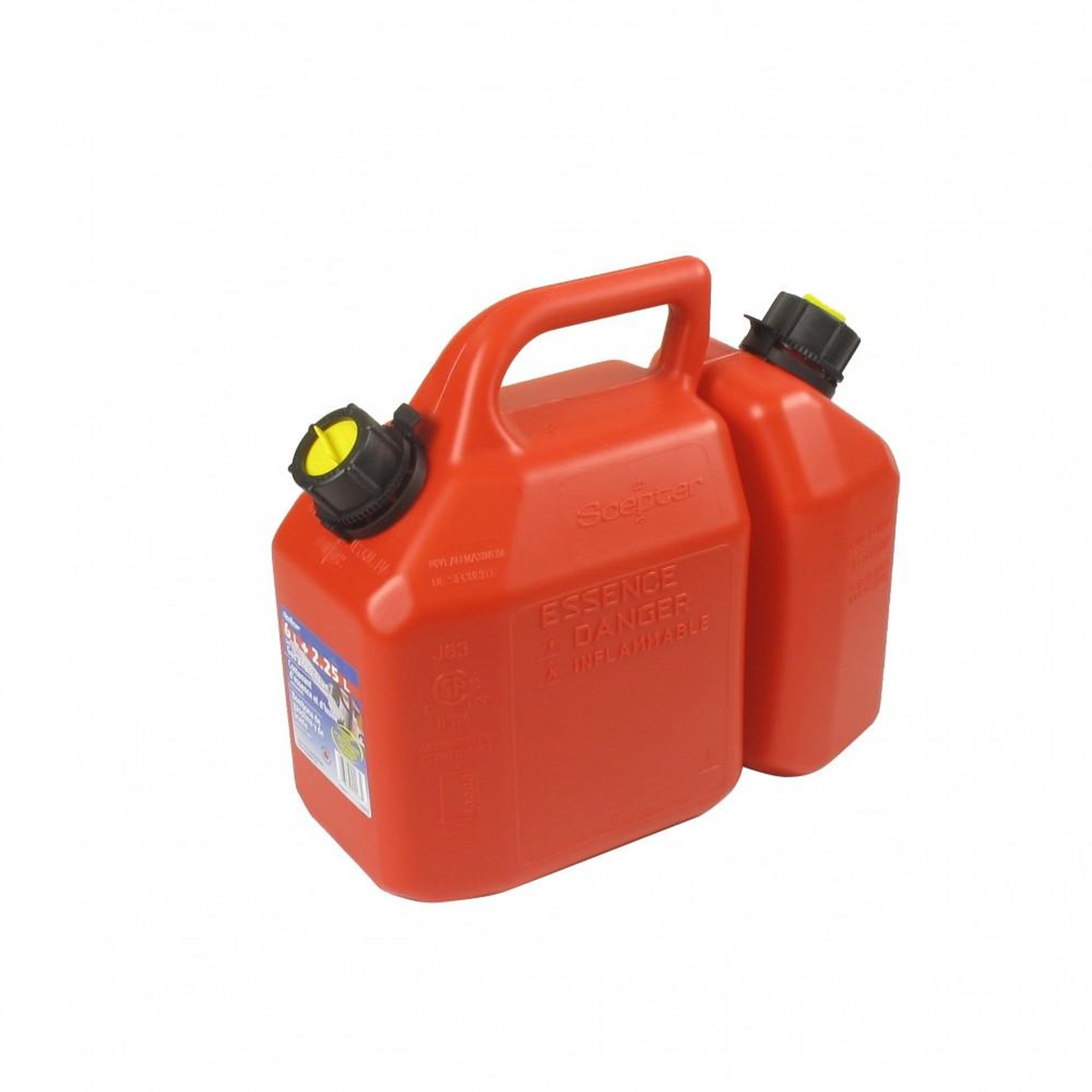 CENTRALE BRICO Jerrican double usage qualité pro d'une contenance de 2,25 + 6 litres