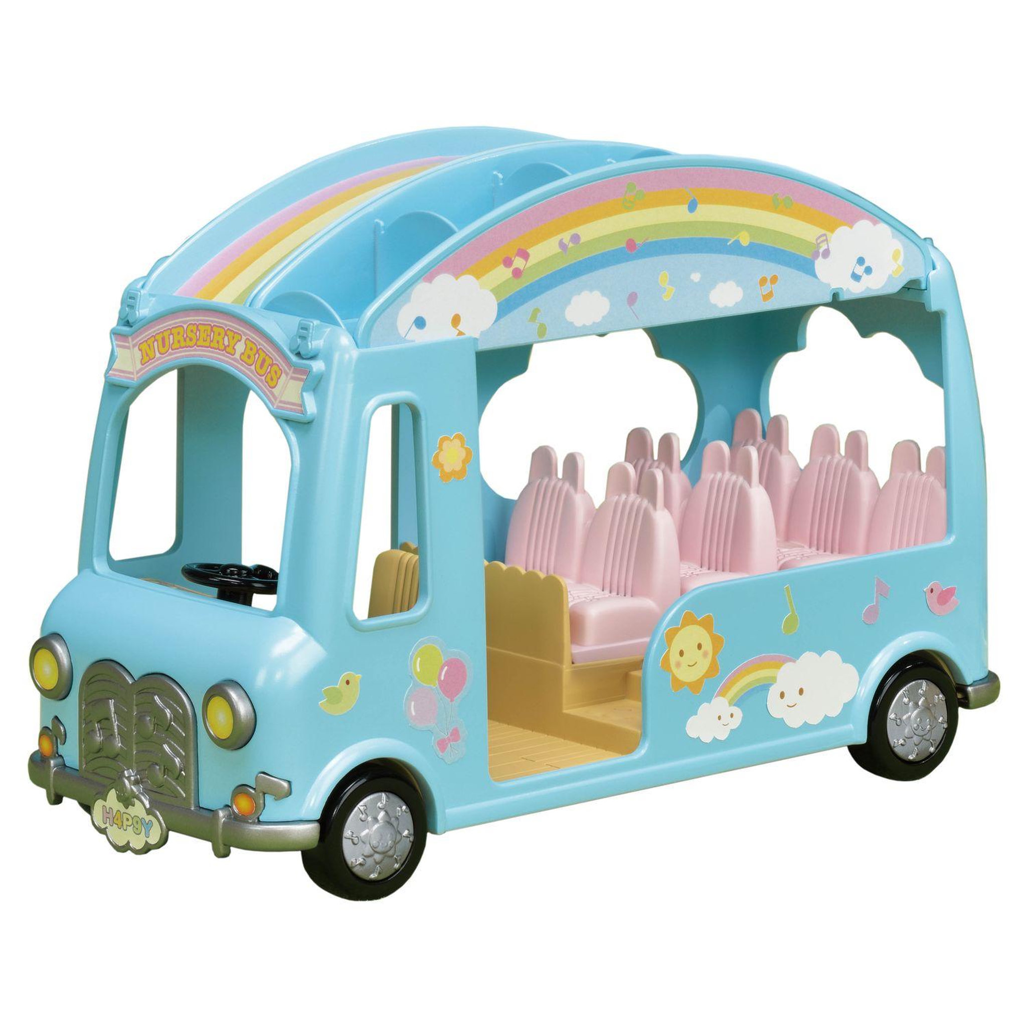 Voir la diapositive 2 : Sylvanian families 5317 - Le bus arc-en-ciel des bébés - Sylvanian Families