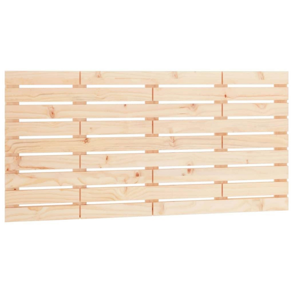 VIDAXL Tete de lit murale 126x3x63 cm Bois massif de pin