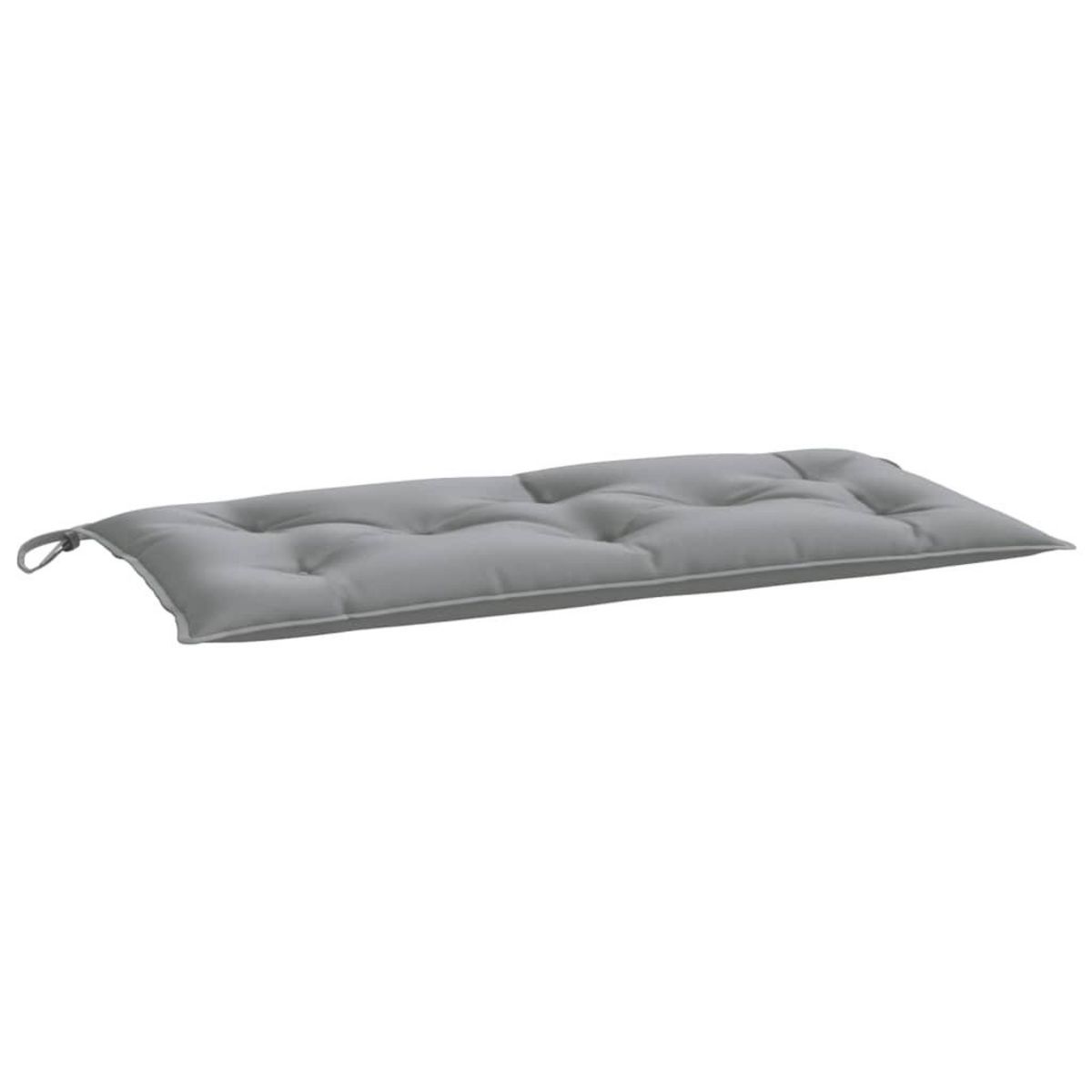 VIDAXL Coussins de banc jardin lot de 2 gris 100x50x7 cm tissu Oxford