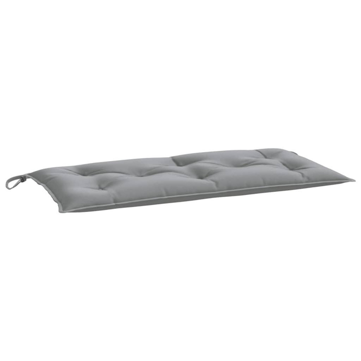 VIDAXL Coussins de banc jardin lot de 2 gris 100x50x7 cm tissu Oxford