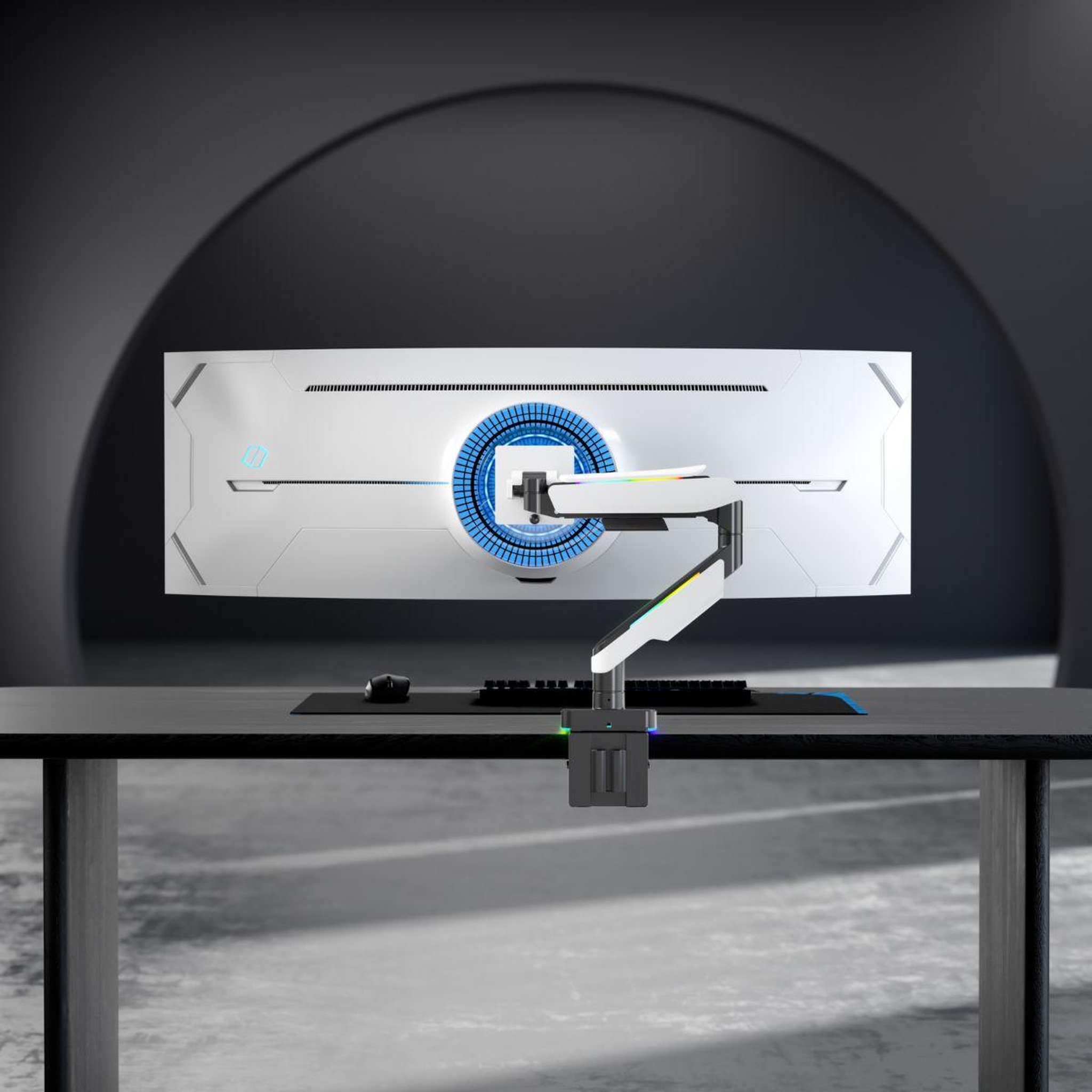 Voir la diapositive 2 : OPLITE Support écran PC Support  MT49 MONITOR ARM