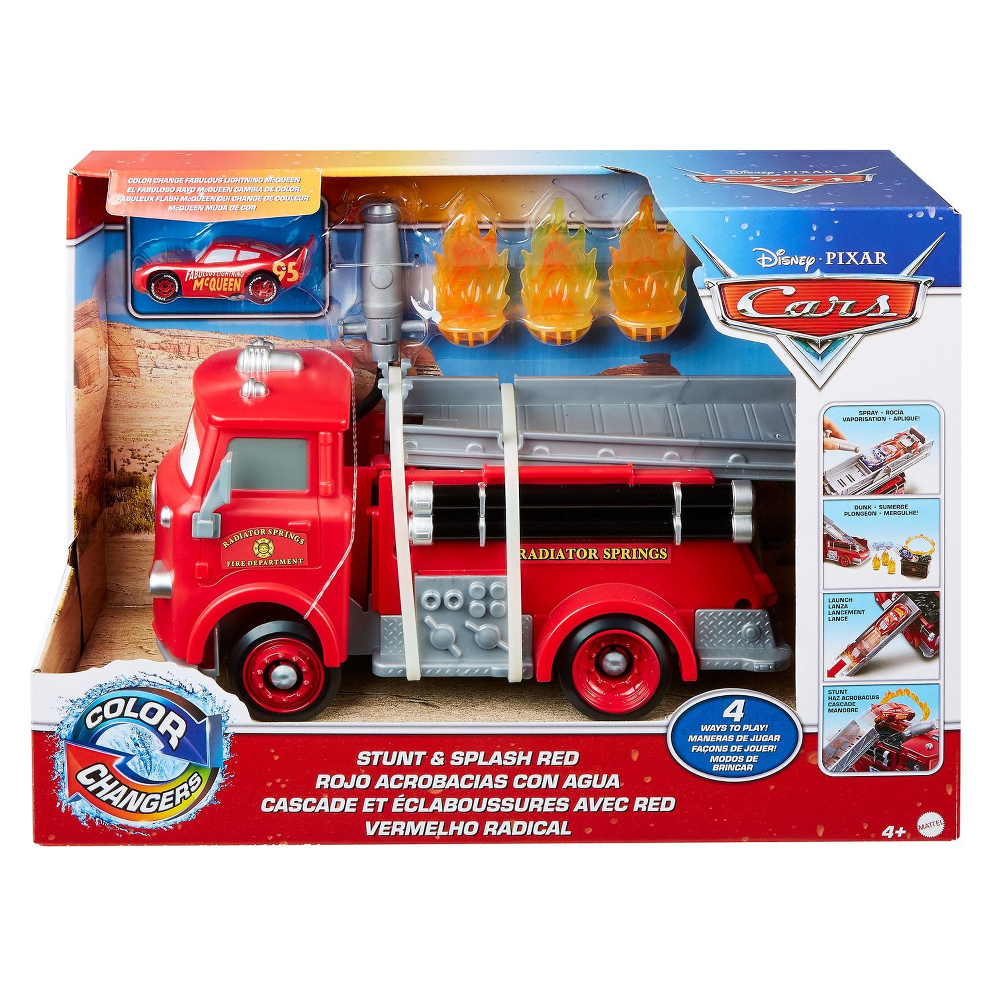 Voir la diapositive 7 : CARS Mattel Cascade et éclaboussures avec Red - Cars