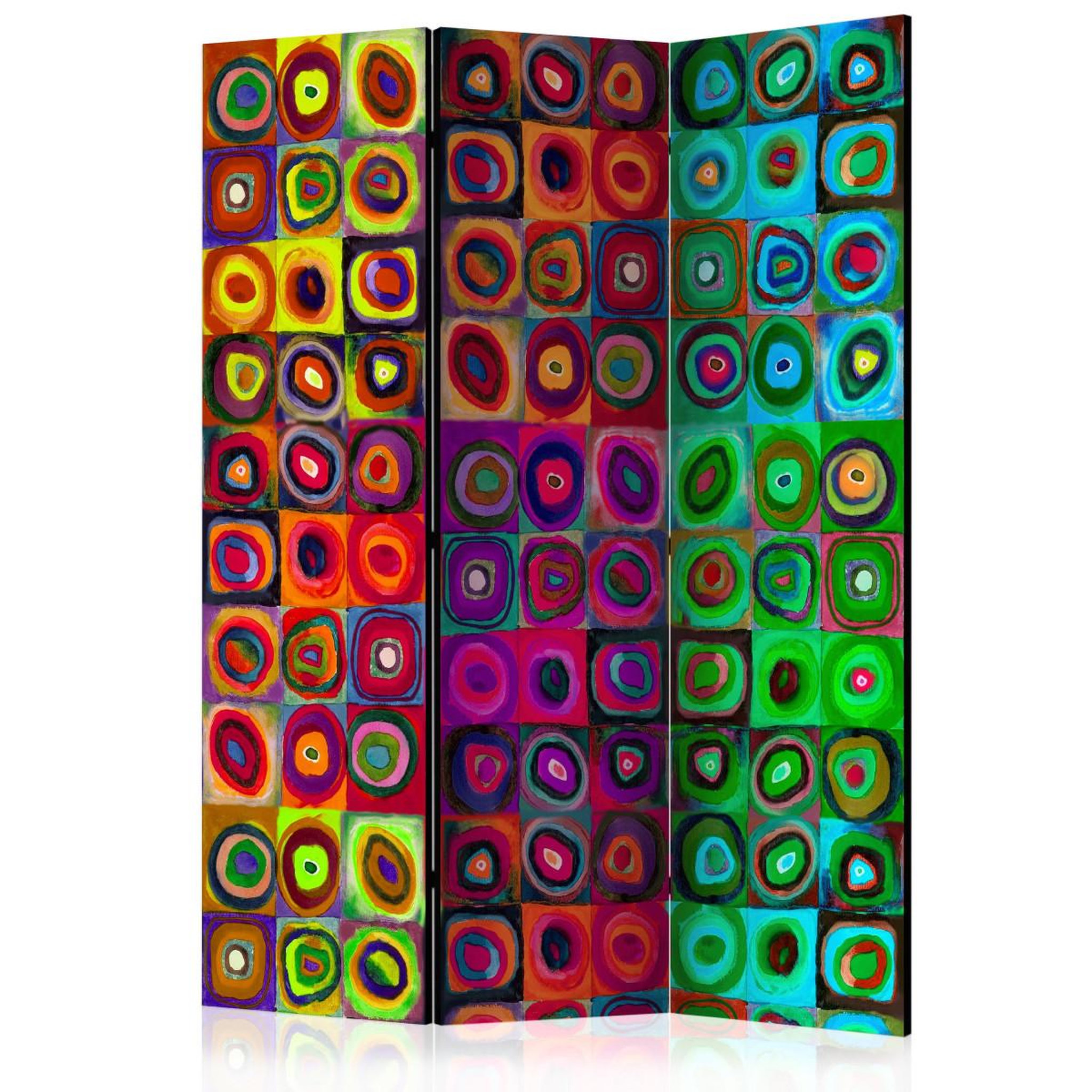 Paris Prix Paravent 3 volets  colorful abstract art  135x172cm