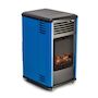 Voir la diapositive 4 : SAHARA Chauffage à gaz 3400W Bleu Effet feu + Tuyau gaz + Détendeur butane Manhattan Sahara