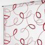 Voir la diapositive 2 : Paris Prix Paire de Voilages  Hoops  60x120cm Rouge