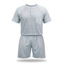 Voir la diapositive 1 : OZABI OZABI Ensemble Pyjama Pyjama Court Homme Coton