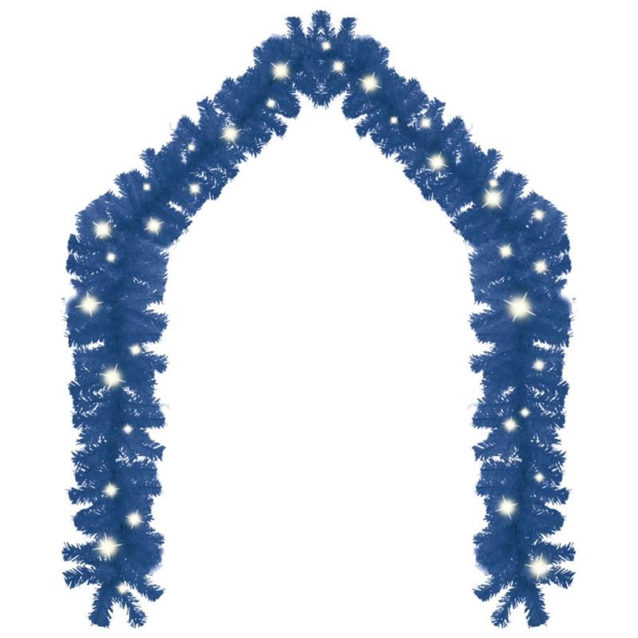 Voir la diapositive 2 : VIDAXL Guirlande de Noël avec lumières LED 5 m Bleu