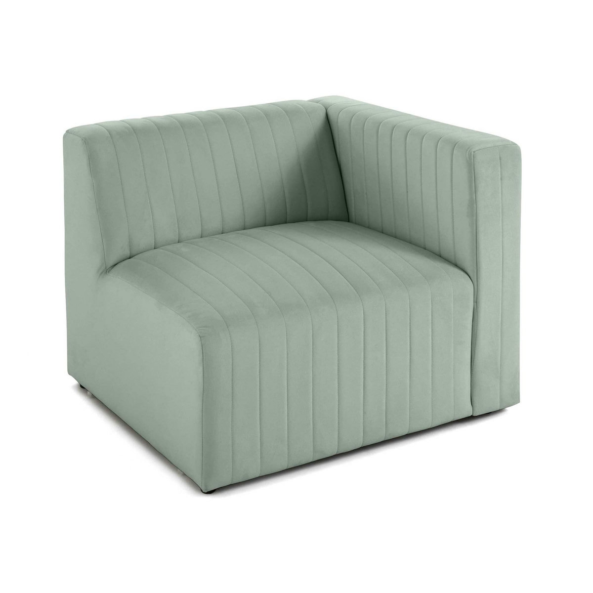 LISA DESIGN Nova - module d'assise droit - en velours