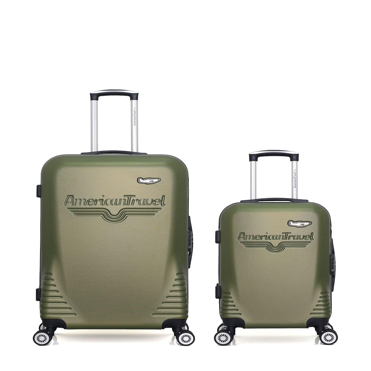 AMERICAN TRAVEL AMERICAN TRAVEL - LOT DE 2 - Valise Grand Format et Valise Cabine DC