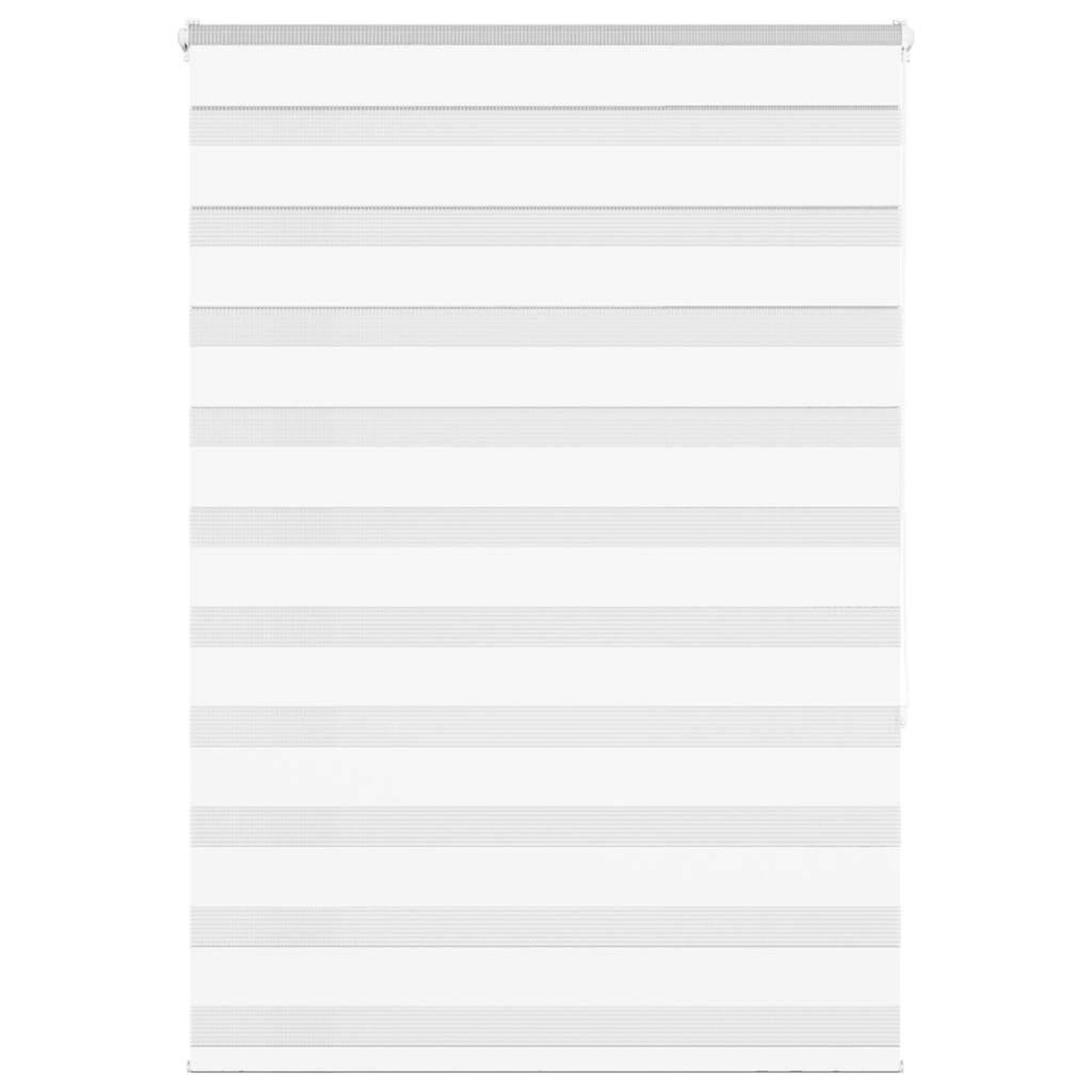 VIDAXL Store zebre blanc 100x150 cm largeur du tissu 95,9cm polyester