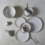 Voir la diapositive 6 : Paris Prix Lot de 6 Assiettes Creuses  Vlora  25cm Beige