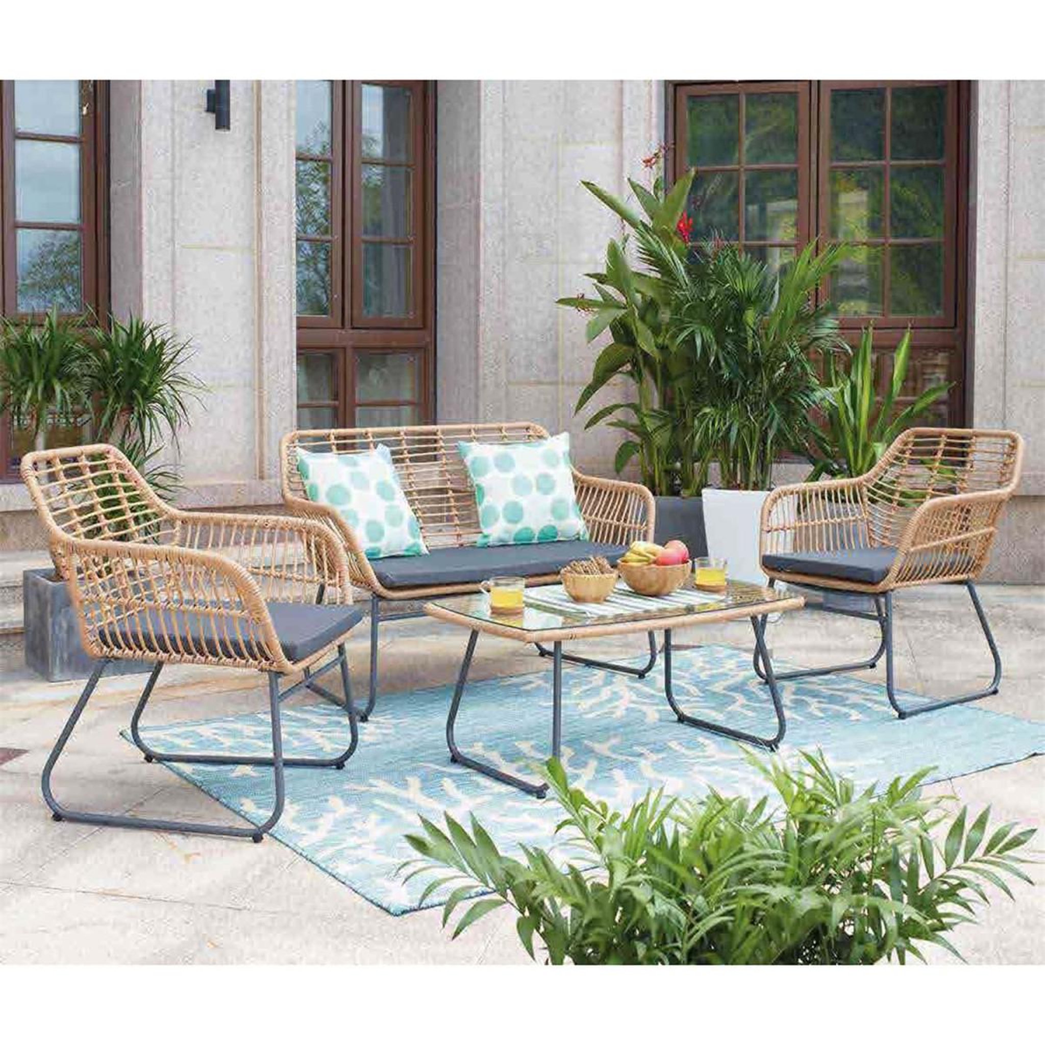 Voir la diapositive 3 : The Home Deco Factory Table basse design  surabaya  95cm naturel
