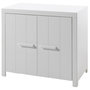 Voir la diapositive 1 : Paris Prix Commode Enfant en Bois 2 Portes  Erik  100cm Blanc
