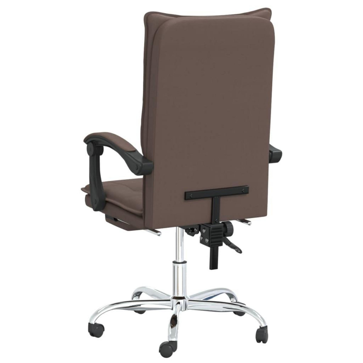 VIDAXL Fauteuil inclinable de bureau Marron Similicuir