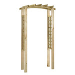 VIDAXL Arche en treillis 110x60x210 cm Bois de pin massif impregne