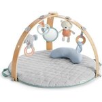 MARKET24 INGENUITY Tapis de sol éveil bébé évolutif - Loamy™ - Réversible, pliable, Arche de jeu en bois amovible, 5 jouets, miroi